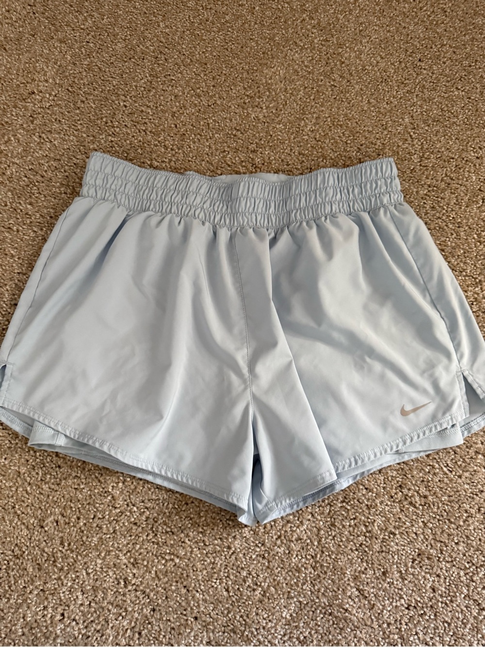 Nike Women's One Dri-FIT High-Waisted 3" 2-in-1 Shorts in size Large